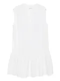 Marc O'Polo V-neck sleeveless mini dress - White