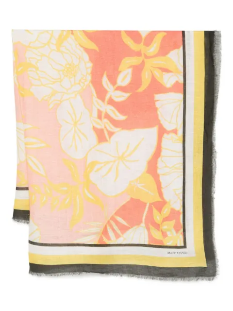 Marc O'Polo floral-print linen scarf