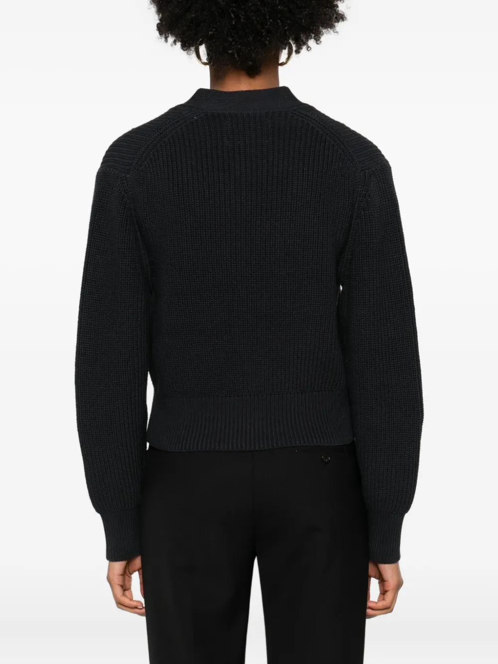 Marc O'polo V-neck Cardigan In Black