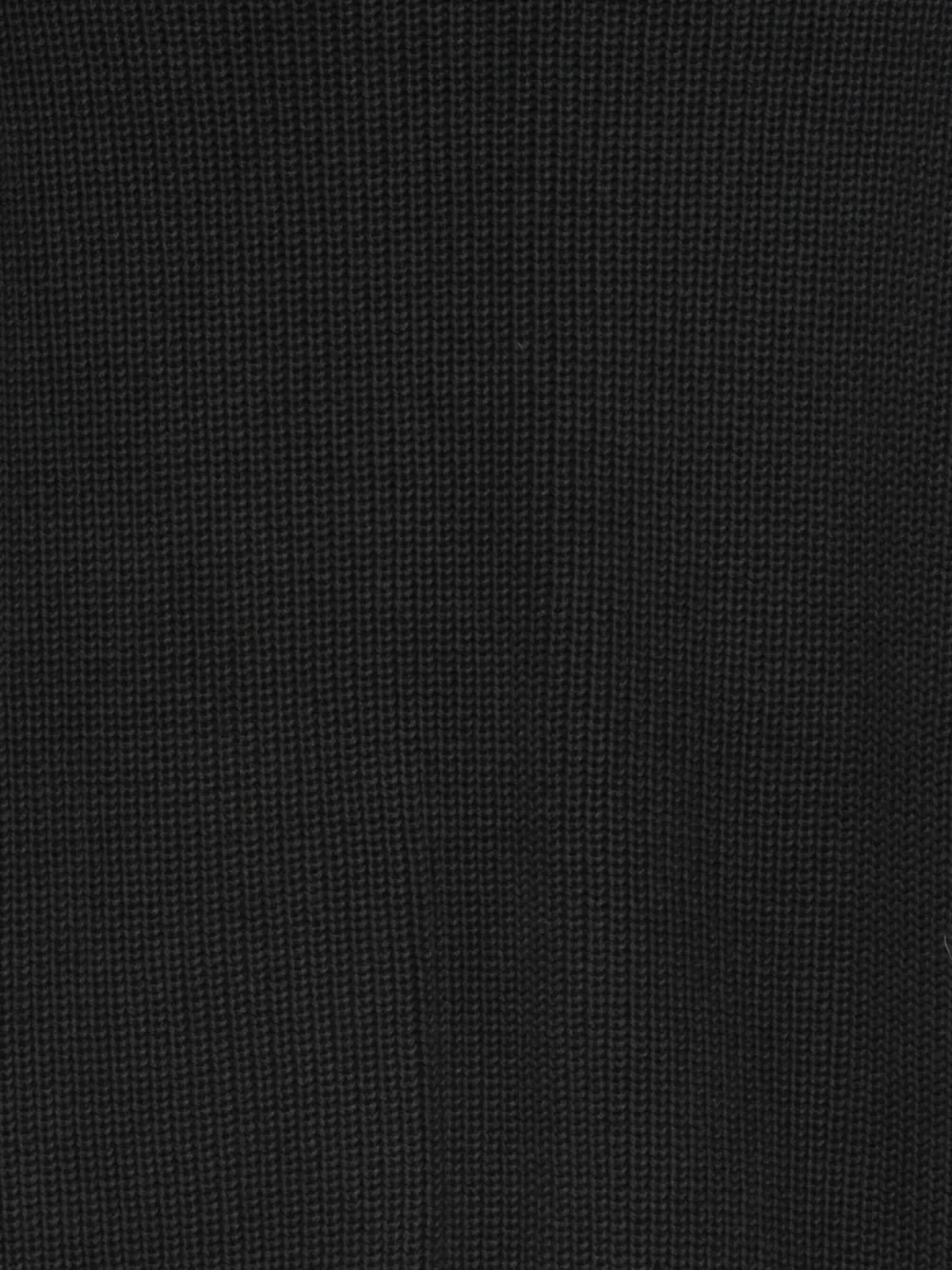 Marc O'Polo Geribbelde sweater met ronde hals Zwart