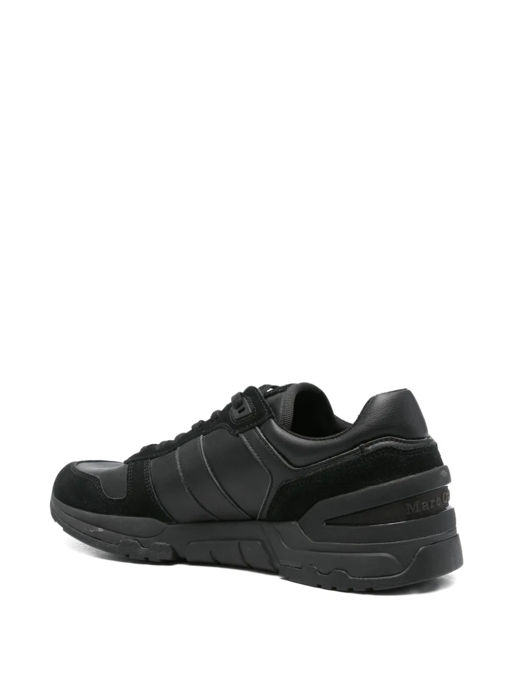 Marc O'Polo Sneakers met suède vlak Zwart