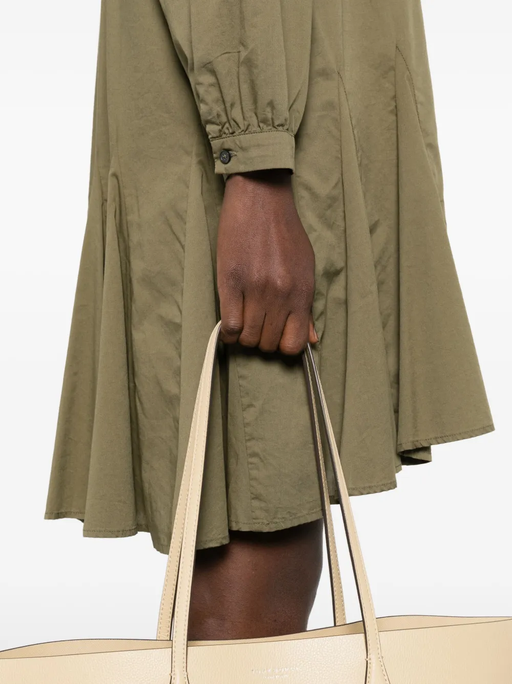Marc O'Polo Midi-jurk met V-hals Groen