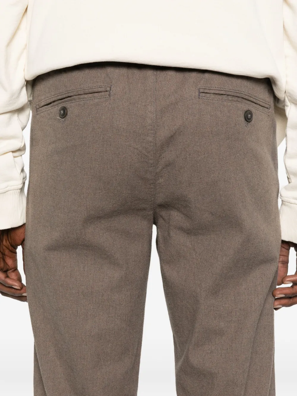 Marc O'polo Stig Pleated Pocket Trousers In Brown