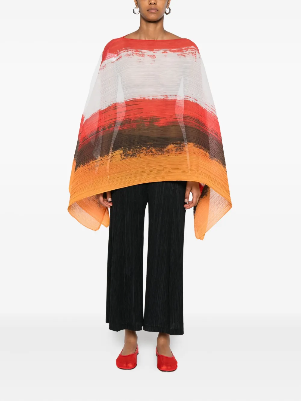 Pleats Please Issey Miyake Plooibroek Zwart