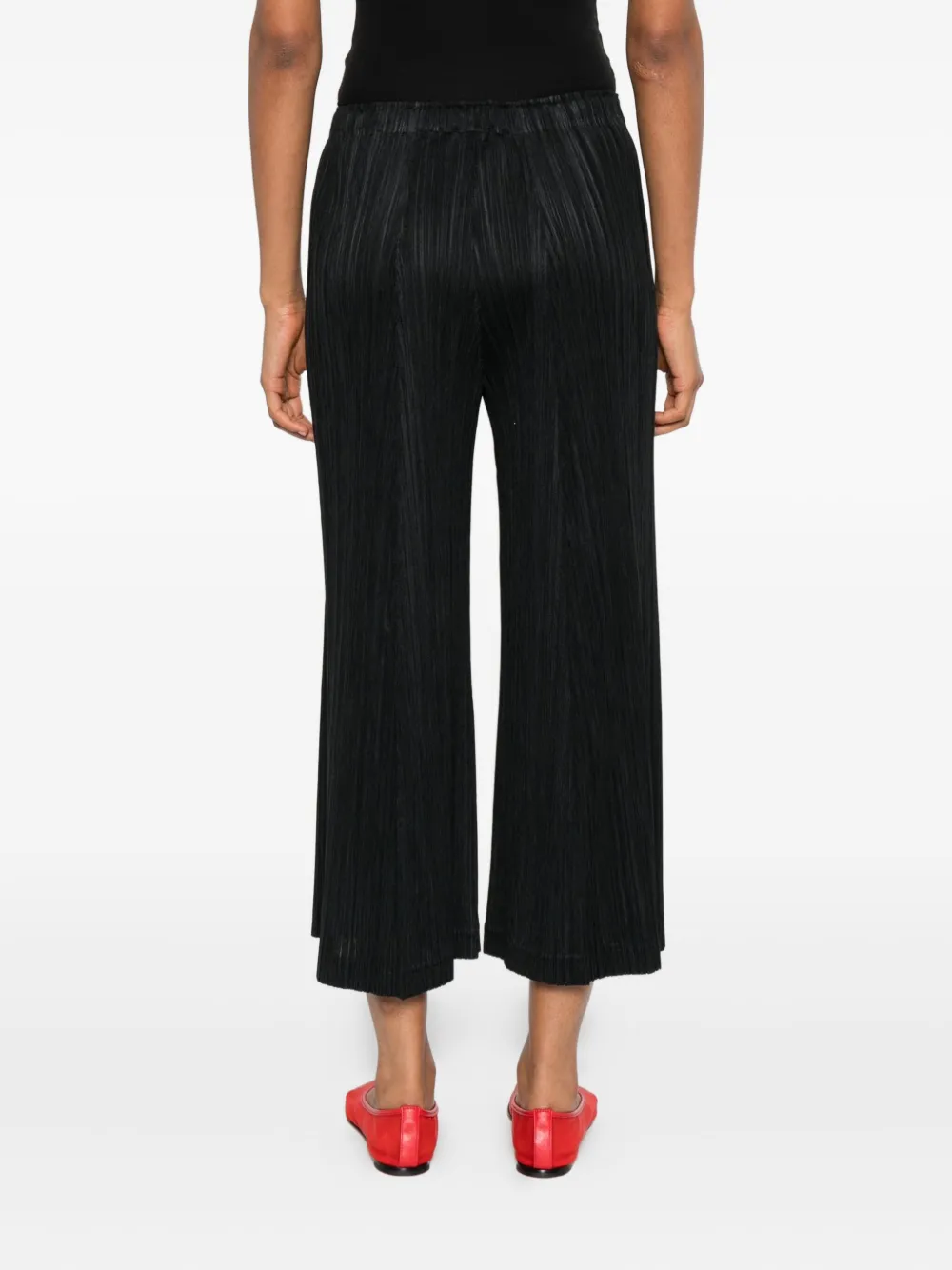 Pleats Please Issey Miyake Plooibroek Zwart