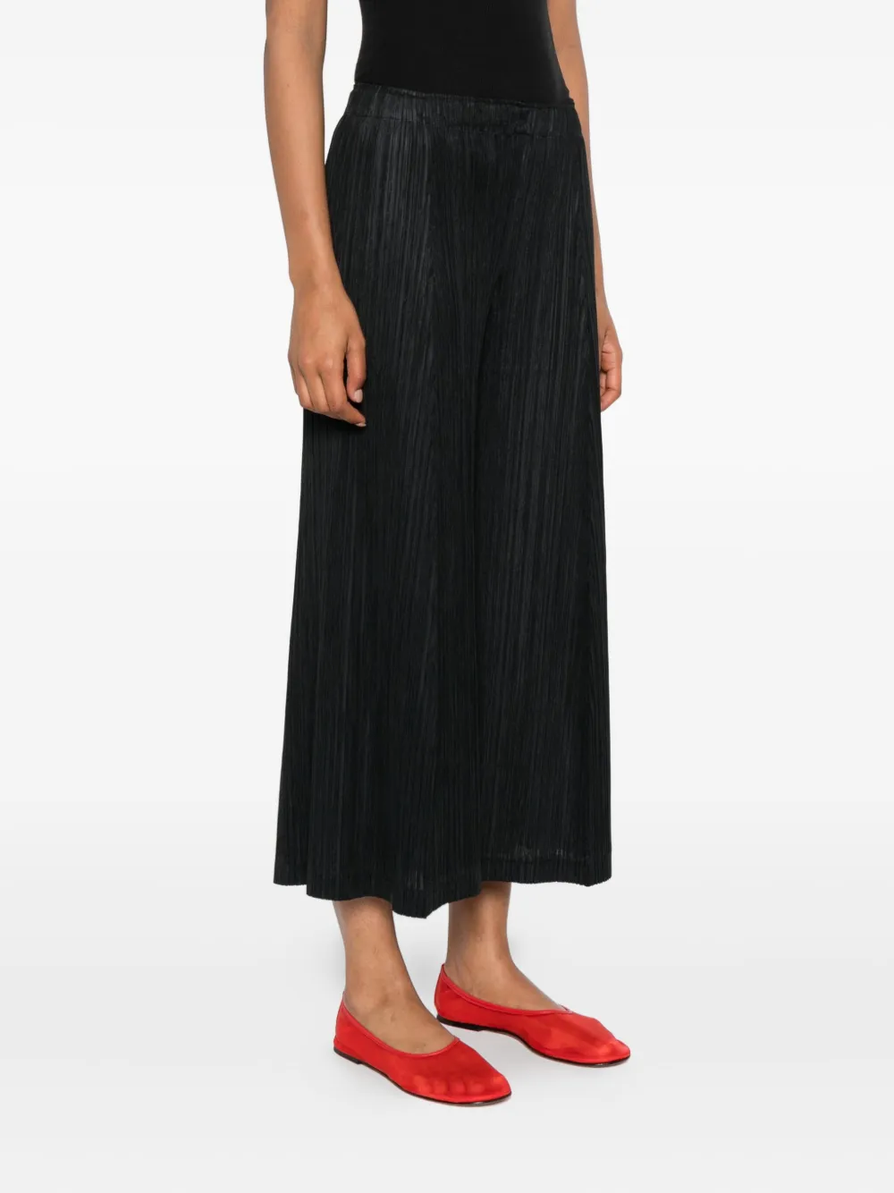 Pleats Please Issey Miyake Plooibroek Zwart