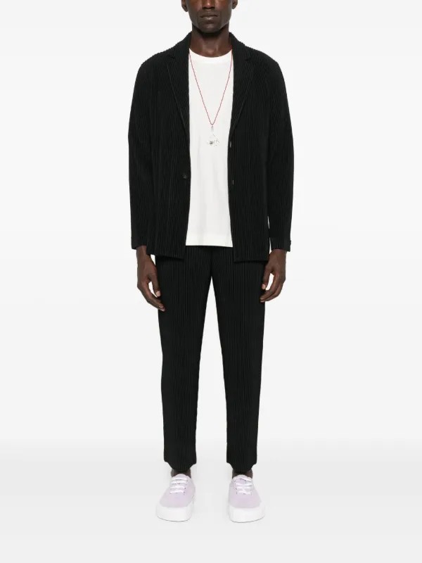 Homme Plissé Issey Miyake プリーツ ジャケット | ブラック