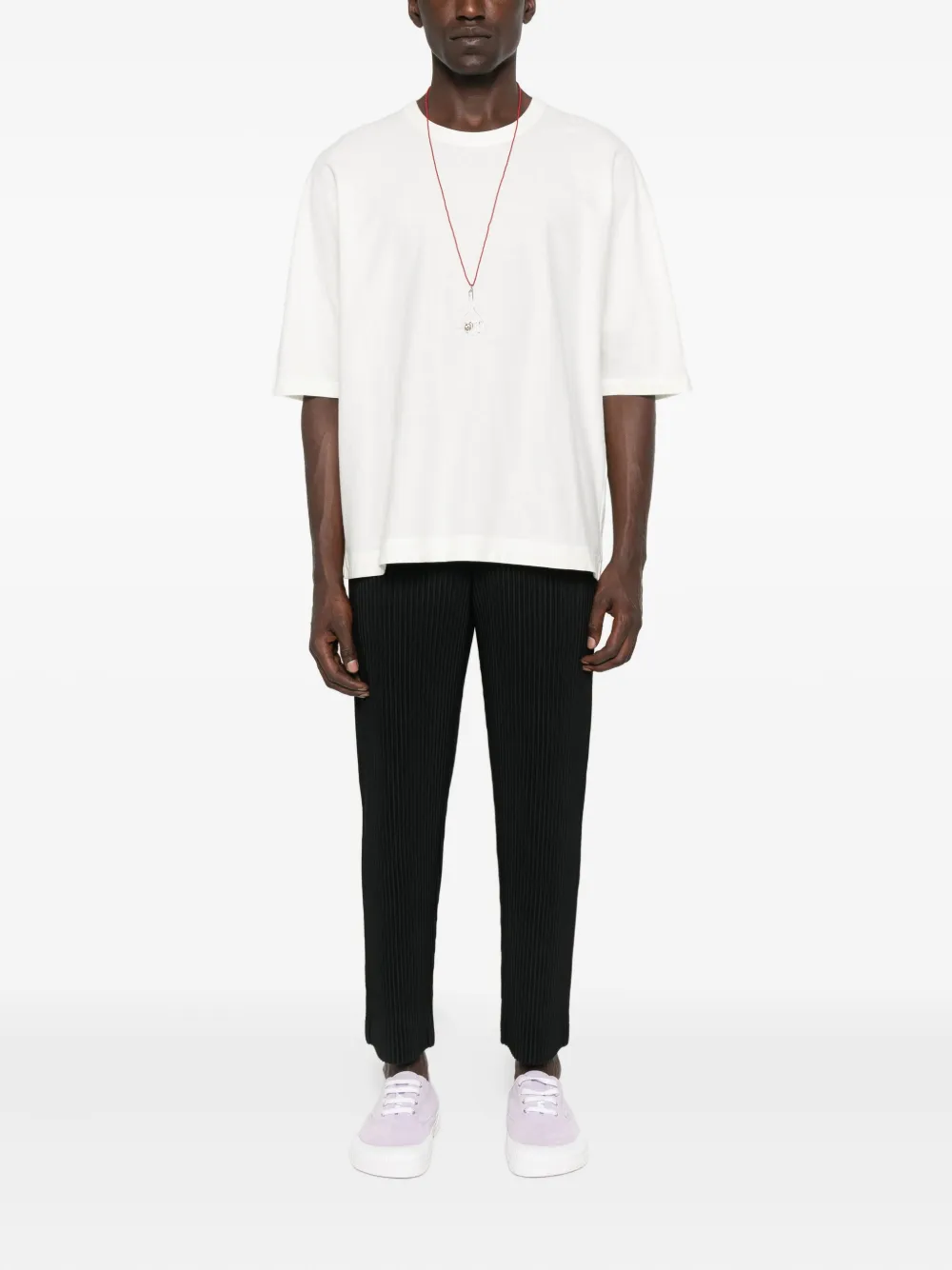 Homme Plissé Issey Miyake T-shirt met korte mouwen - Wit