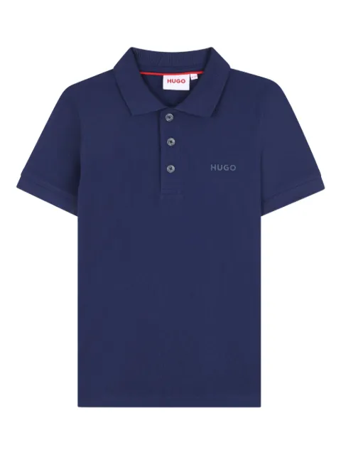 HUGO KIDS Camisa polo com logo bordado