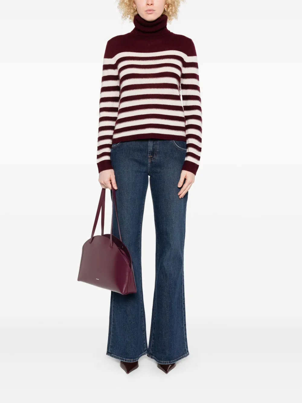 Allude turtleneck striped sweater | Knitted Sweaters | Image 2