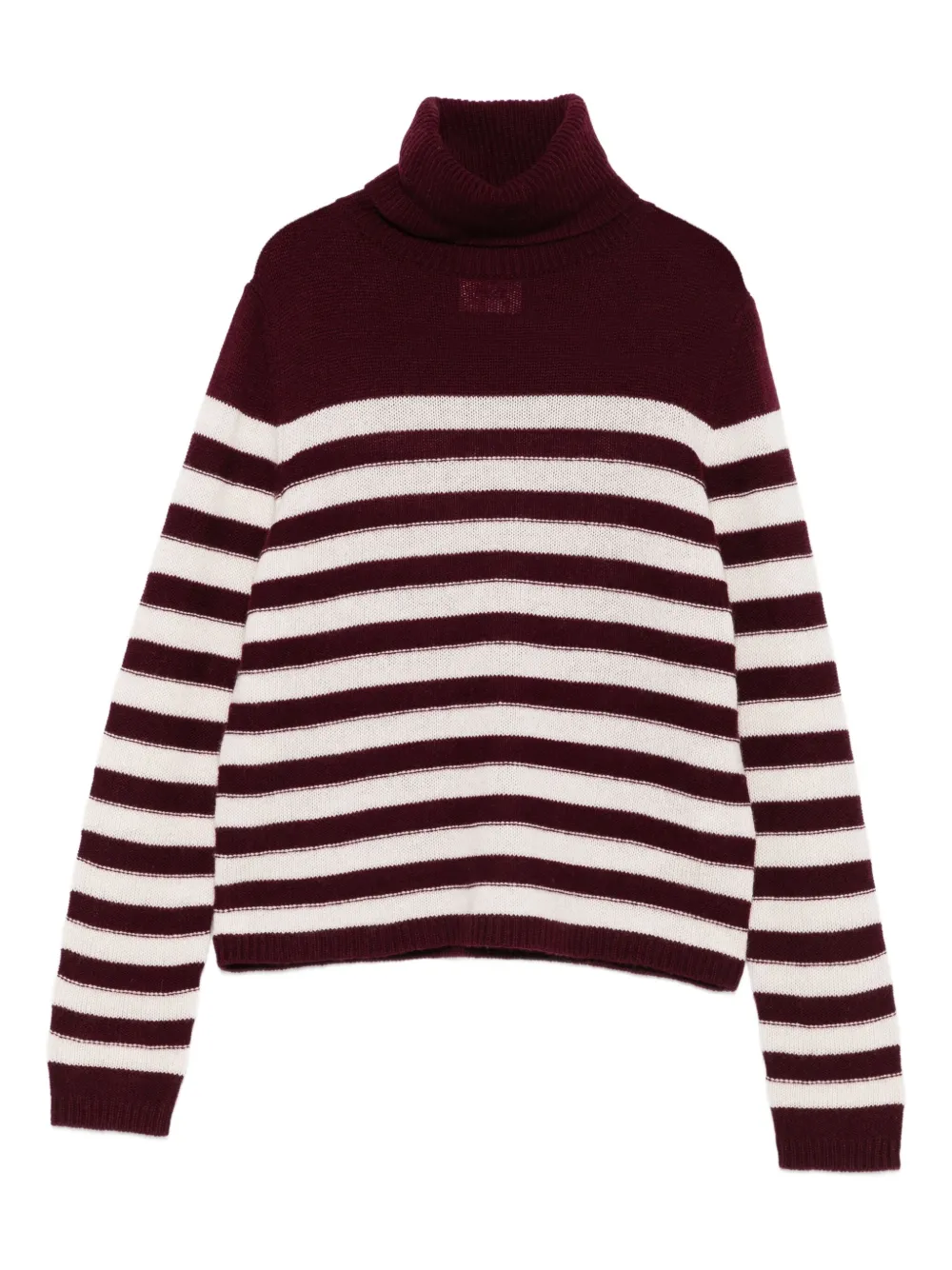 Allude turtleneck striped sweater | Red | Image 1