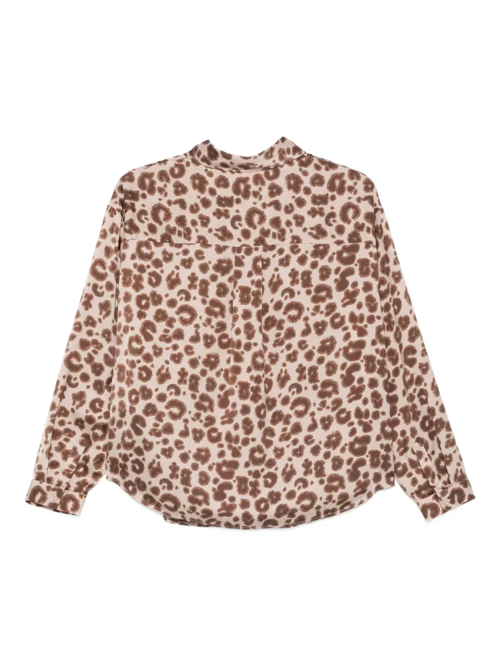 Ba&Sh leopard print button-fastening shirt - Beige
