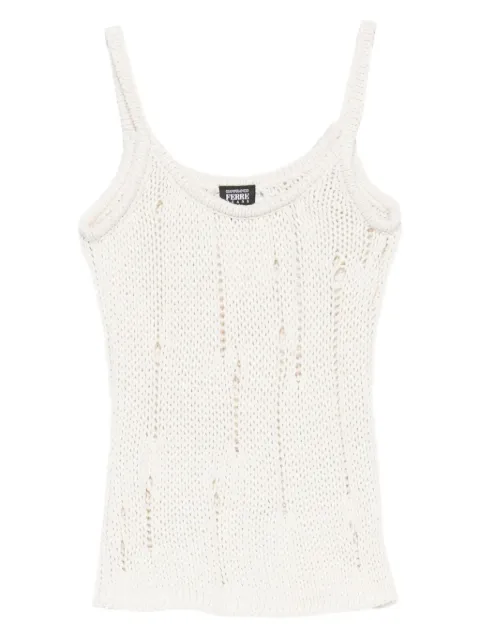 Gianfranco Ferré Pre-Owned 2000s open-knit tank top