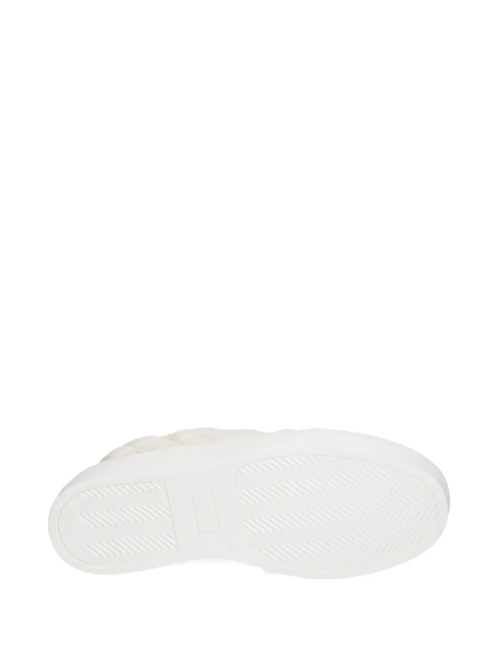 Elisabetta Franchi La Mia Bambina quilted logo-detail sneakers Wit