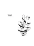 Maria Black coil hoop earrings - Silver