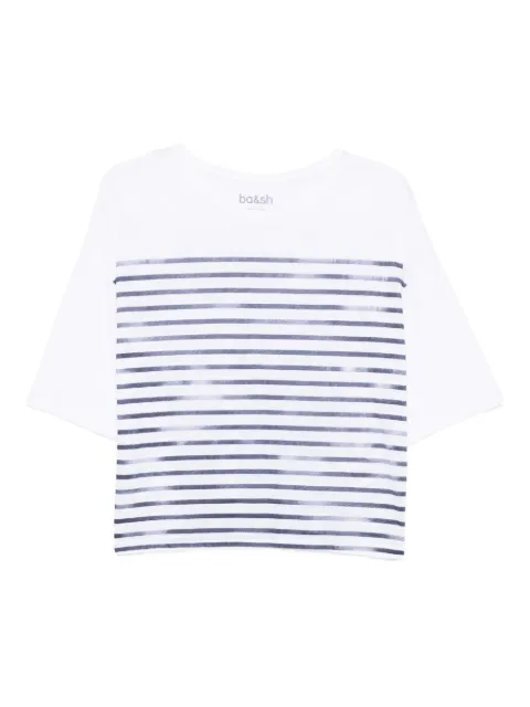 Ba&Sh stripe print boxy top
