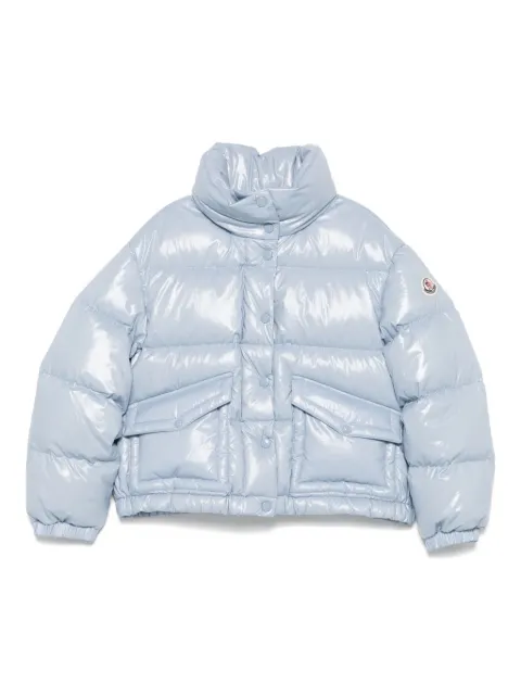 Moncler Enfant quilted shiny jacket