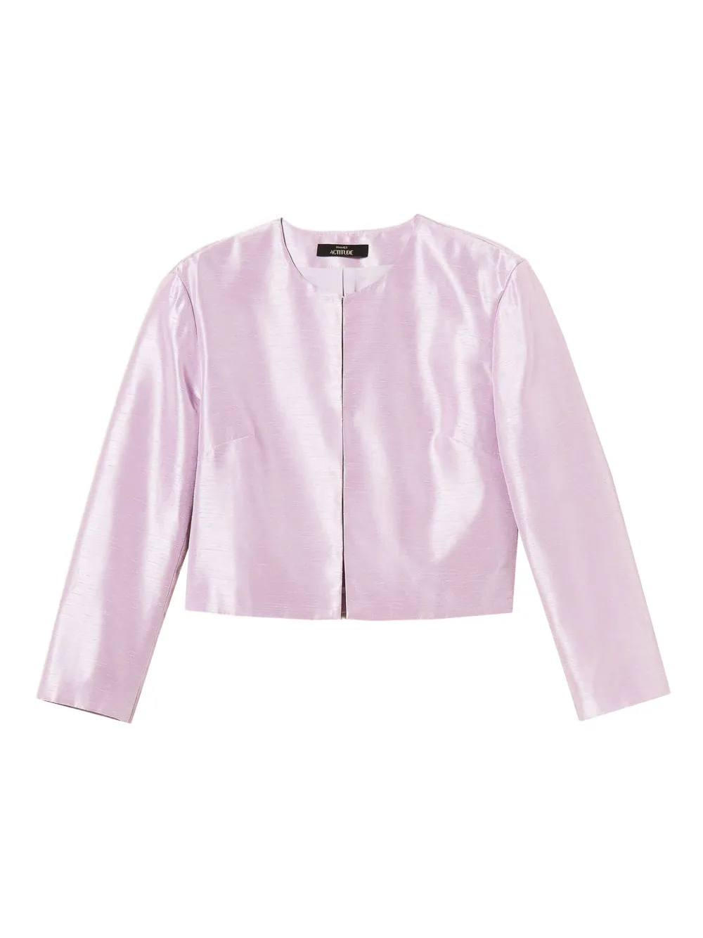 TWINSET shantung cropped jacket | Pink | Image 1