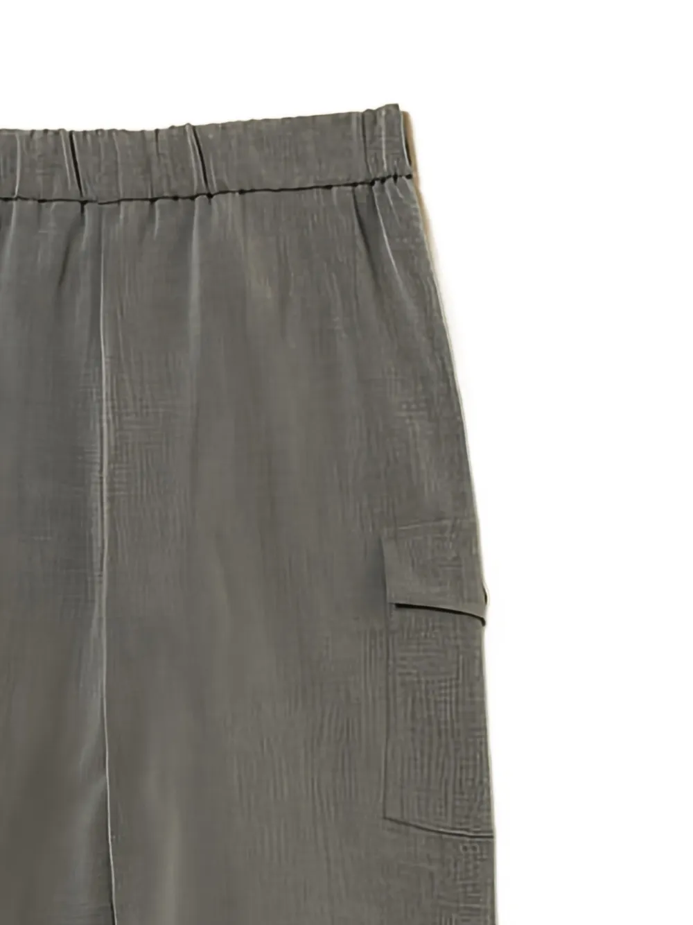 TWINSET Kids Cargo broek met elastische afwerking 11727 GREY