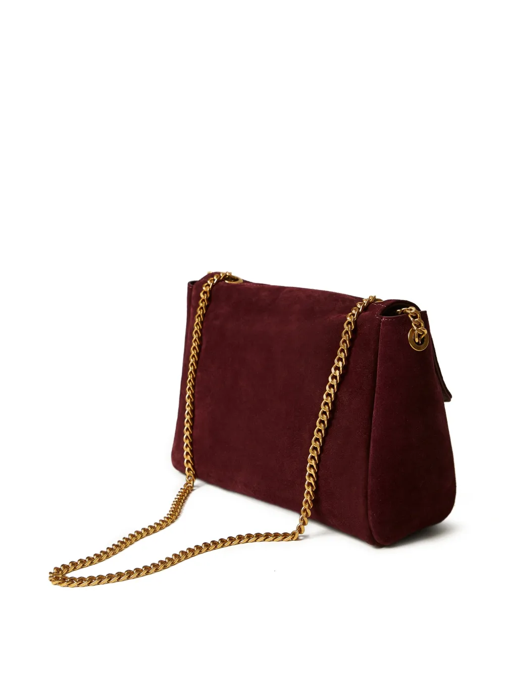 TWINSET Dreamy gewatteerde schoudertas met ketting Rood