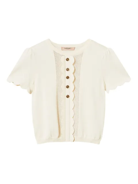 TWINSET oval buttons T-shirt