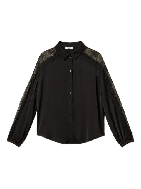 TWINSET Hemd mit Spitzendetail