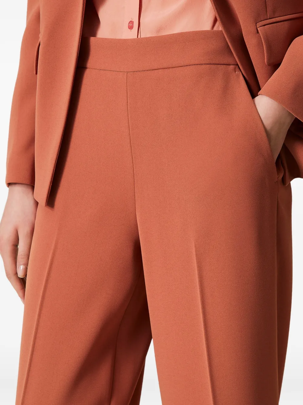 TWINSET Palazzo broek Bruin