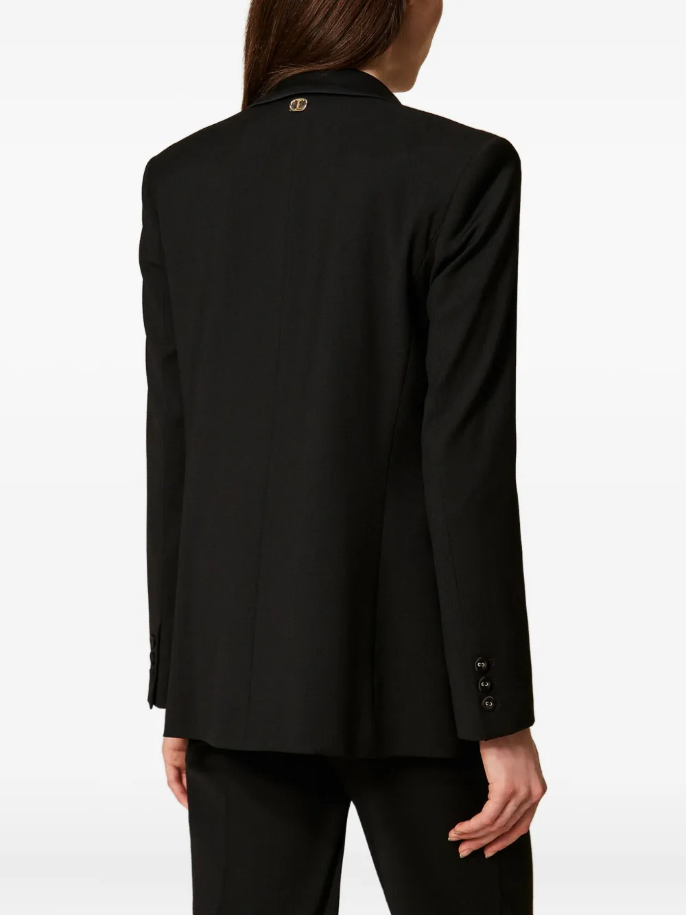 TWINSET Blazer met dubbele rij knopen Zwart