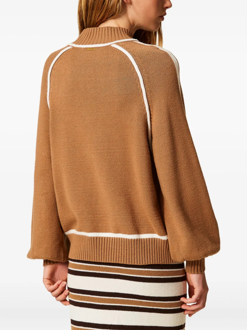 TWINSET contrast-trim sweater | Knitted Sweaters | Image 2