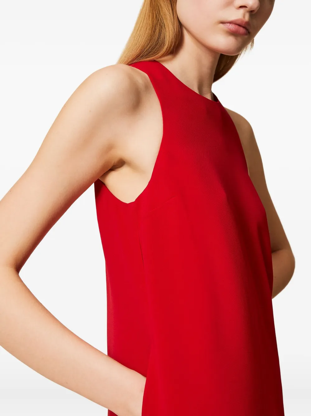 TWINSET Mouwloze jurk Rood