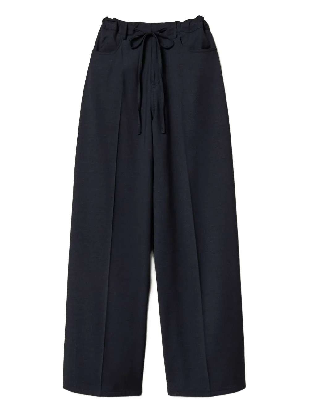 TWINSET بنطال برباط وقصة واسعة | أزرق | Image 1