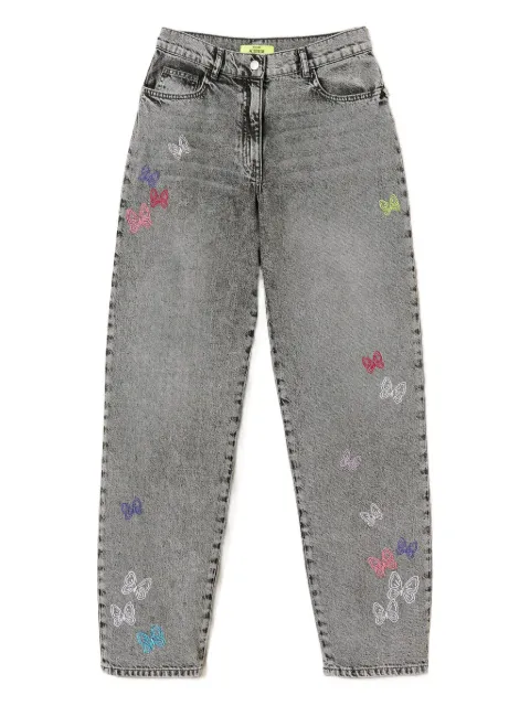 TWINSET Myfo embroidered barrel jeans