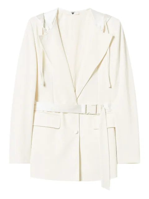 TWINSET hooded belted blazer
