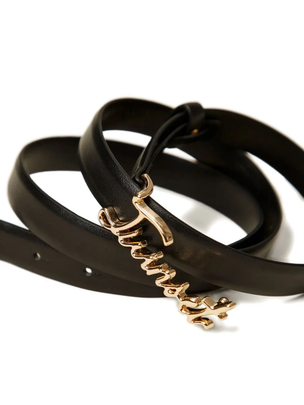 TWINSET logo belt - Zwart