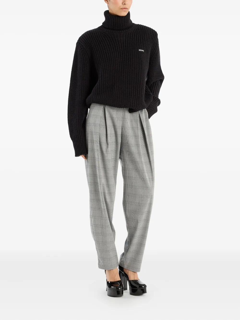 ROTATE BIRGER CHRISTENSEN ribbed turtleneck sweater | Knitted Sweaters | Image 2