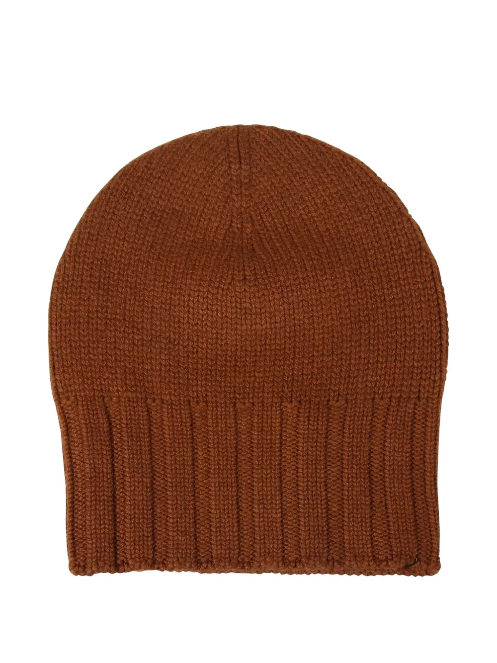 Beyou Ribbed Beanie In Brown