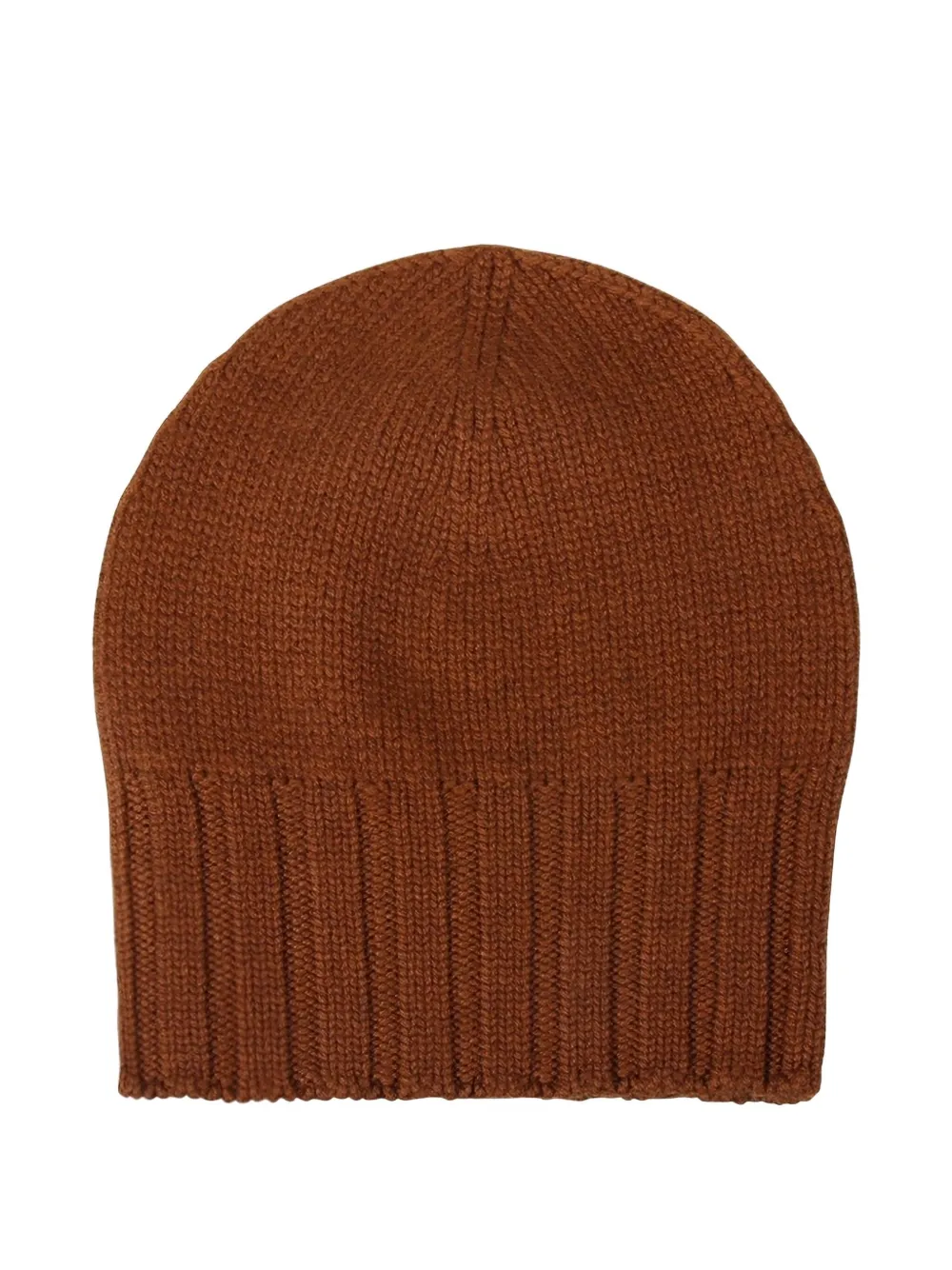 Beyou Ribbed Beanie In Brown