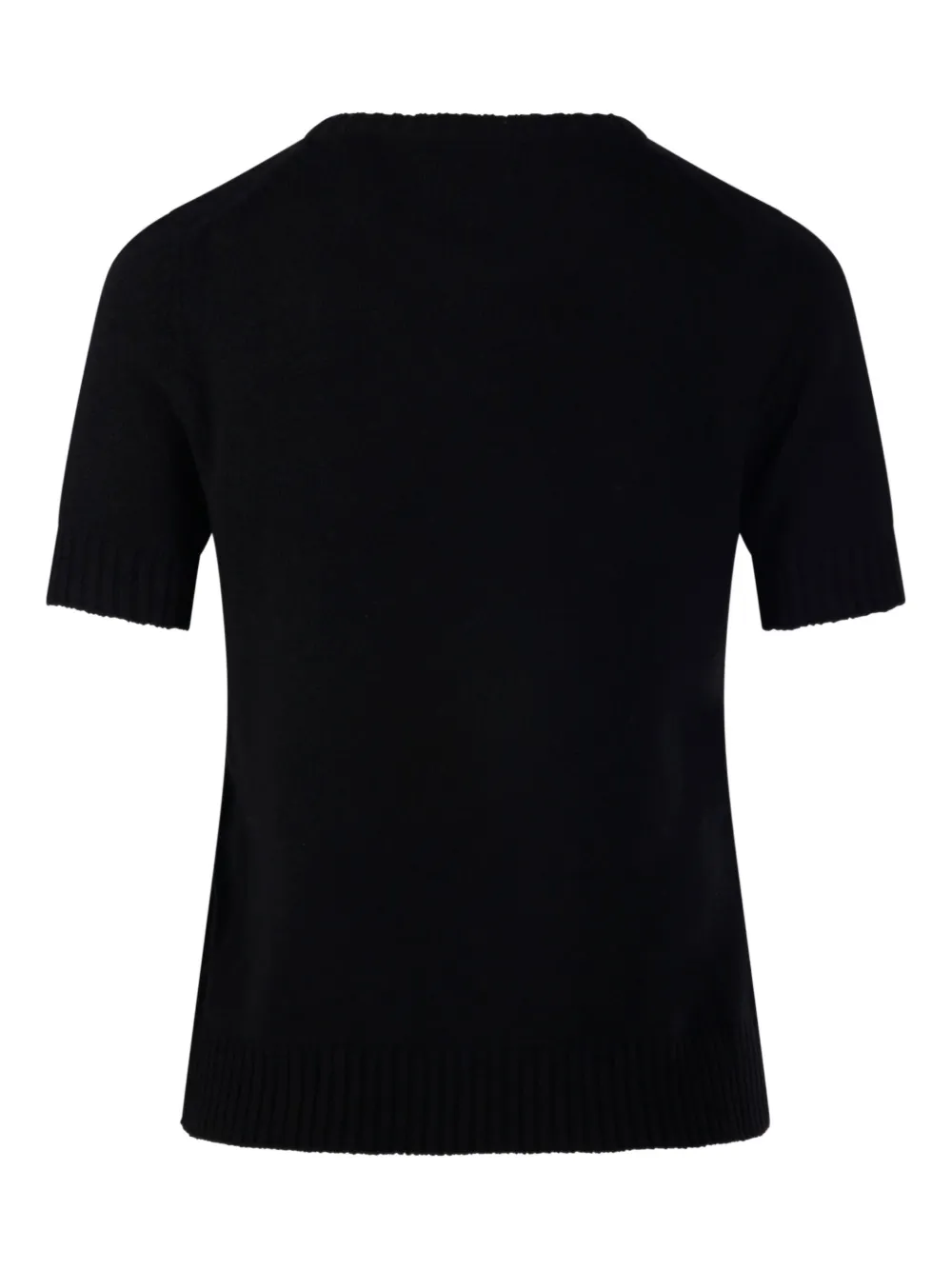 Beyou Short-sleeve Round-neck Jumper In Multi