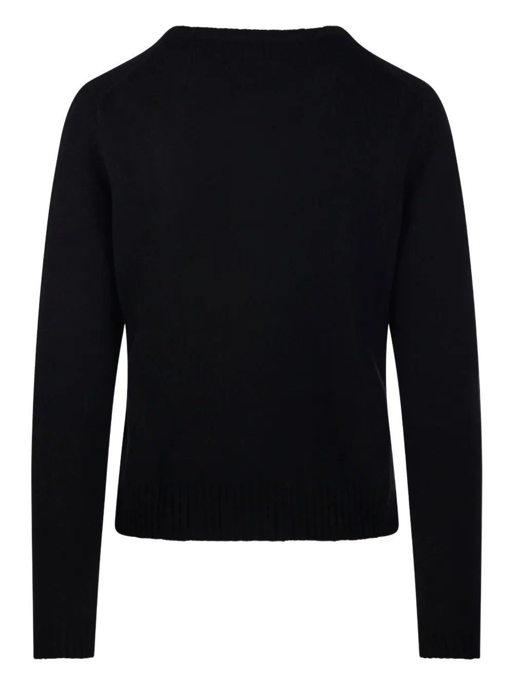 Beyou Button-front Cardigan In Black