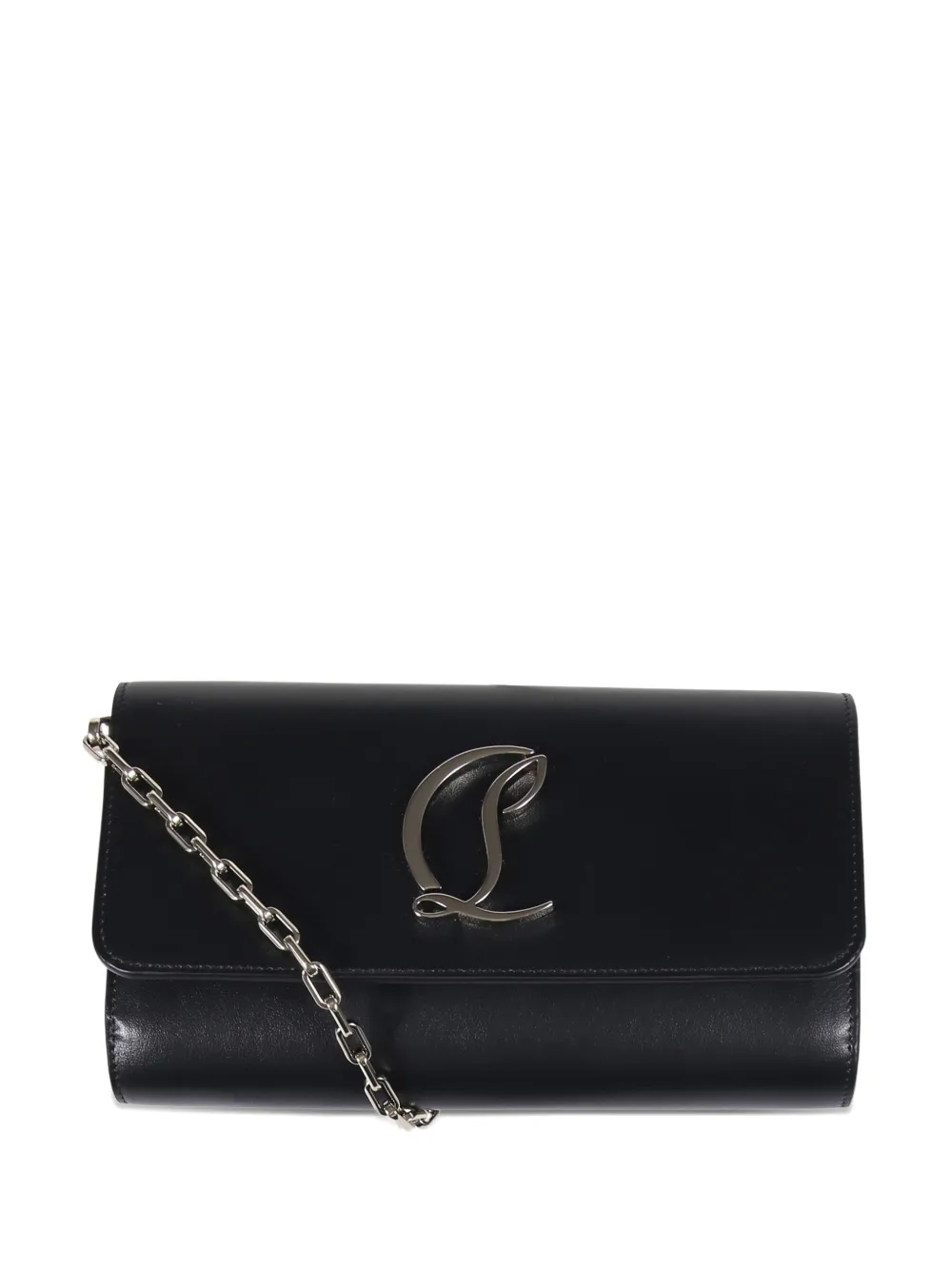 Christian Louboutin Loubi54 logo-plaque chain wallet | Black | Image 1