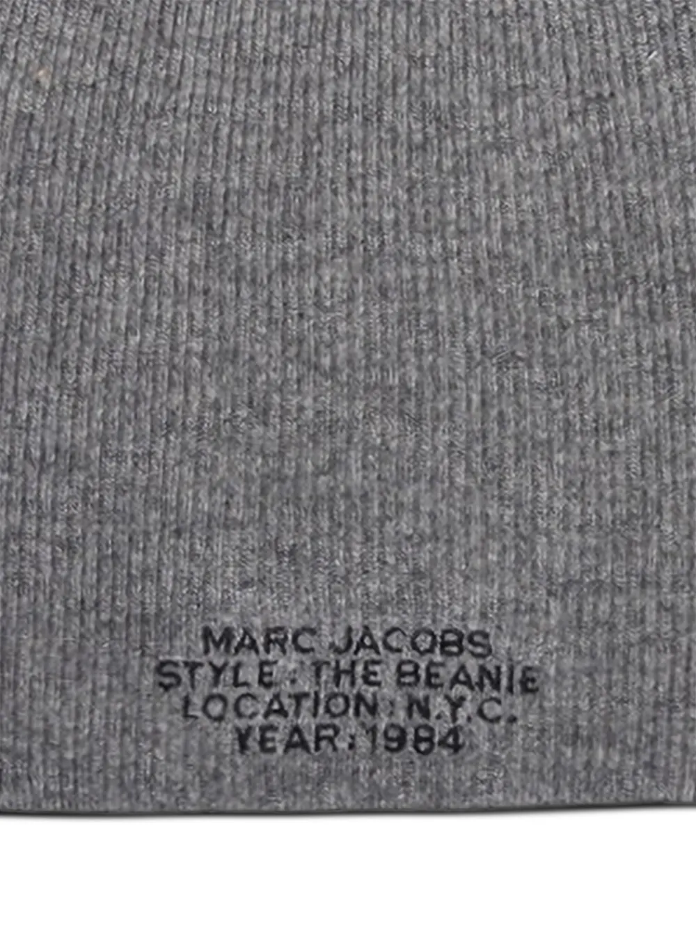 Marc Jacobs Muts met geborduurd logo - Grijs