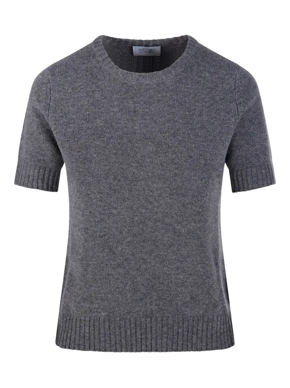 BeYou short-sleeve crew-neck jumper | Grey | Image 1