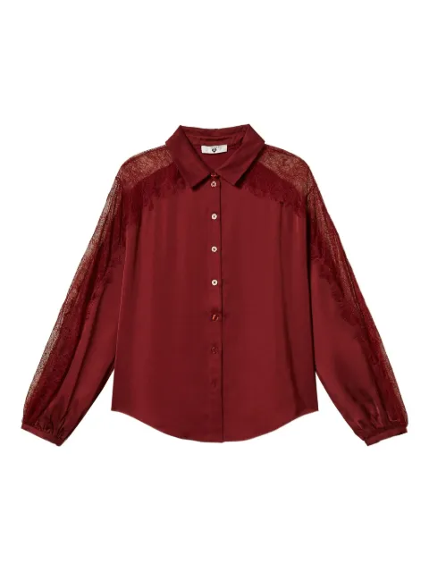 TWINSET lace-detail shirt