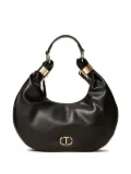 TWINSET Eclipse crescent-shape logo-detail shoulder bag - Black