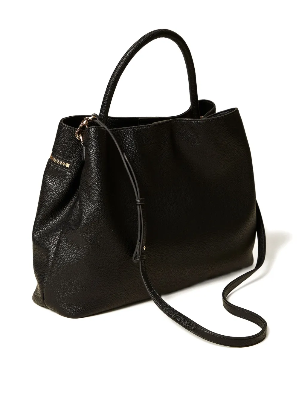 TWINSET zip-lock tote bag - Zwart