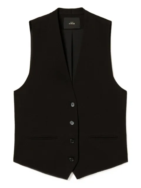 TWINSET buttoned welt-pocket waistcoat