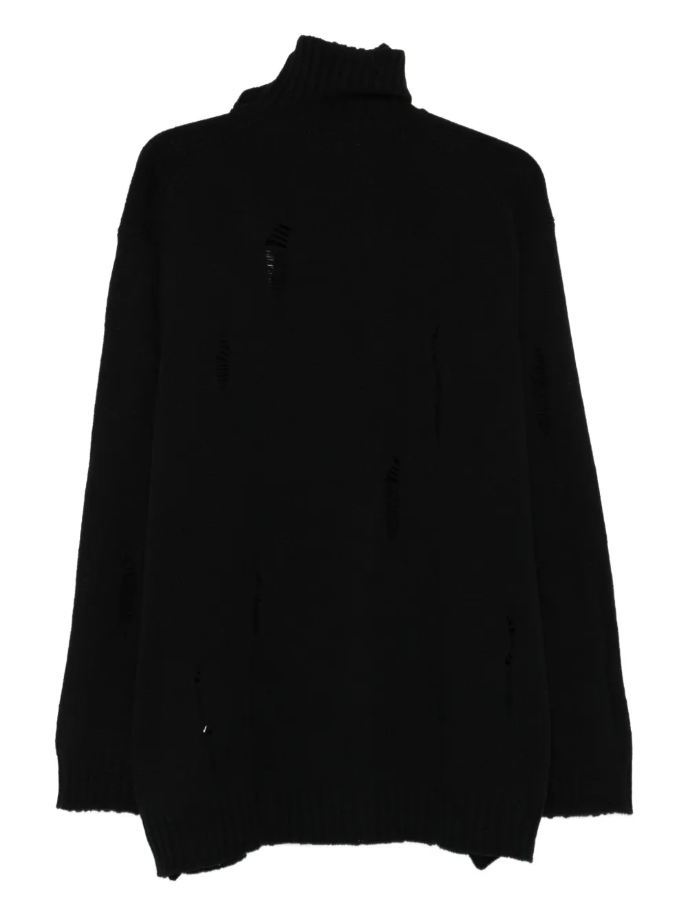 yohji Yamamoto ダメージカーディガン Yohji Yamamoto ダメージ カーディガン | ブラック | FARFETCH JP