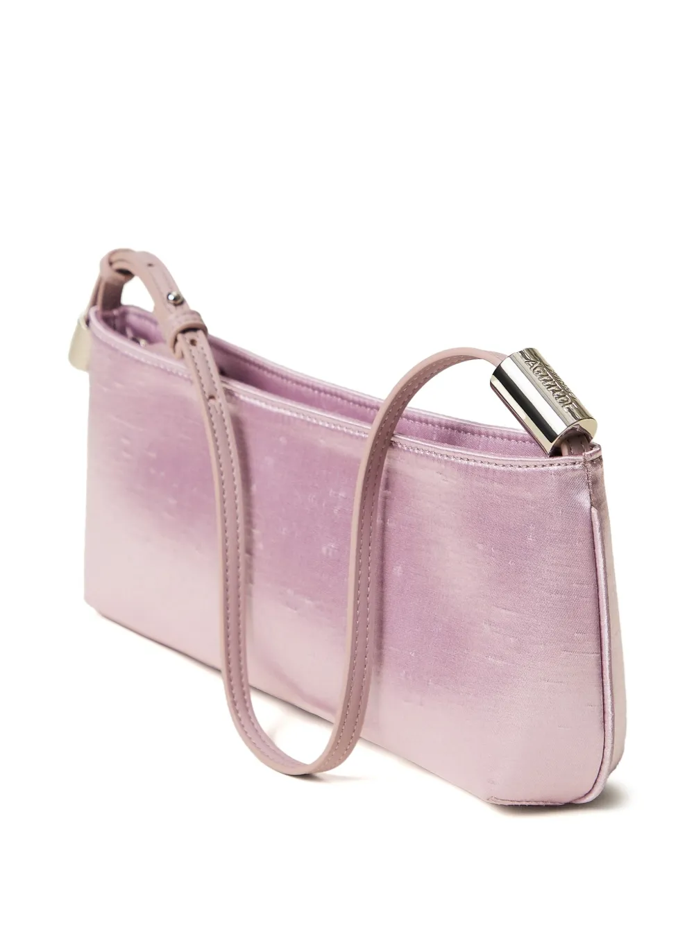 TWINSET Shantung schoudertas met metallic-effect Paars