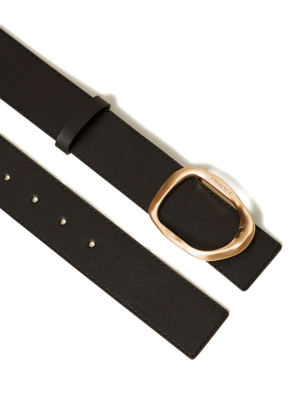TWINSET leather reversible belt - Bruin