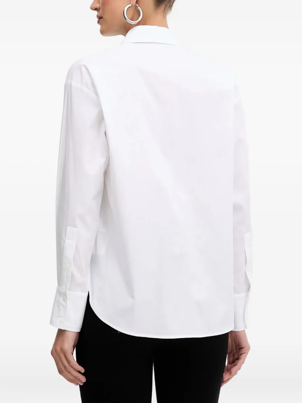 Ermanno Scervino Logo-detail Long-sleeve Shirt In White